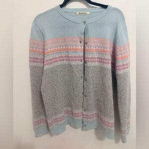 Woolovers Women's Multicolor Cardigan Sweater